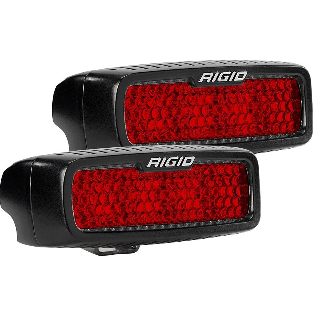 Rigid Industries Diffused Rear Facing High/Low Surface Mount Red