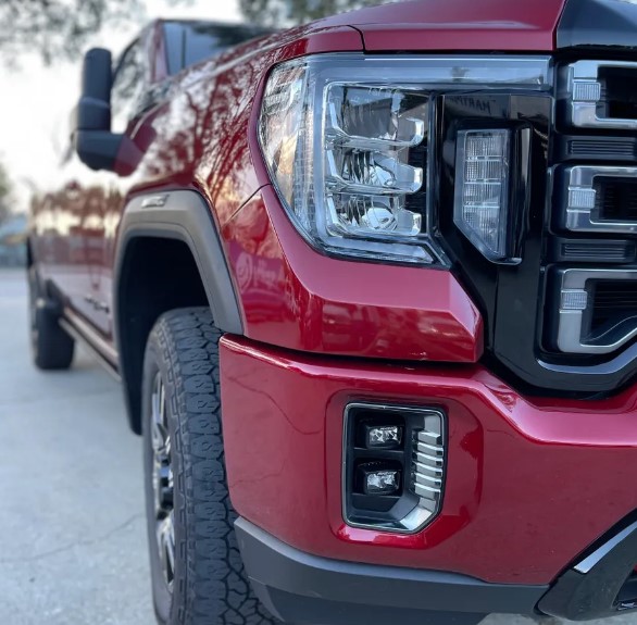 BMC Lights  2020-2023 GMC Sierra 2500 HD Fog Light Kit: RIGID SR-M Combo w/ connectors for direct OEM connection