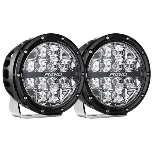 360-Series 6 Inch Off-Road Lamp Spot Beam RGBW Backlight Set of 2 Rigid Industries