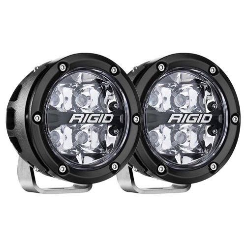 360-Series 4 Inch Off-Road Lamp Spot Beam RGBW Backlight Set of 2 Rigid Industries