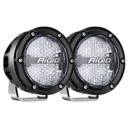 360-Series 4 Inch Off-Road Lamp Diffused Beam RGBW Backlight Set of 2 Rigid Industries