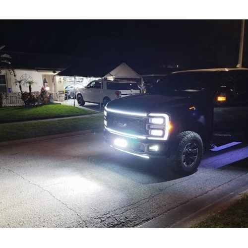 BMC Lights  2020-2025 FORD F250-F450 Front Convertible Bracket: RIGID 10" E-Series Pro Spot/Flood Lightbar