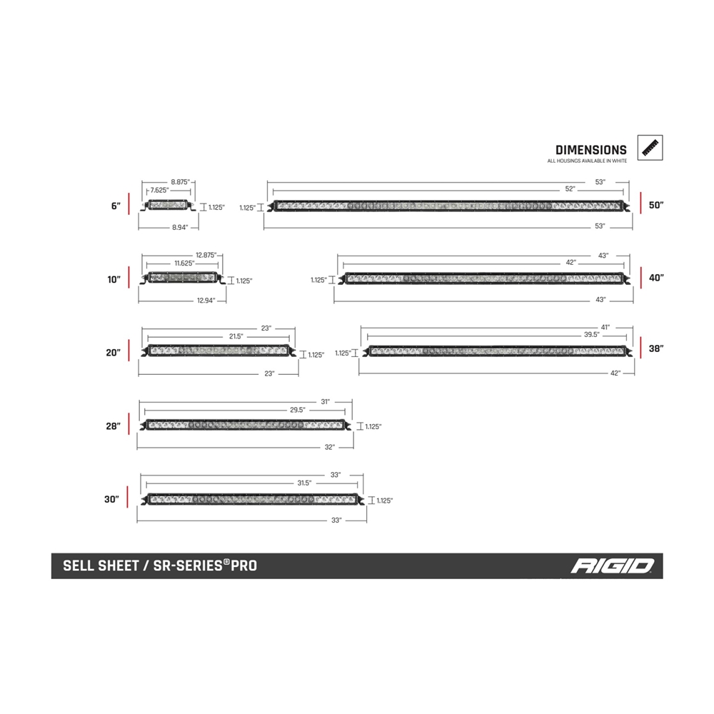 Rigid Industries 30 Inch Spot/Flood Combo SR-Series Pro RIGID Industries