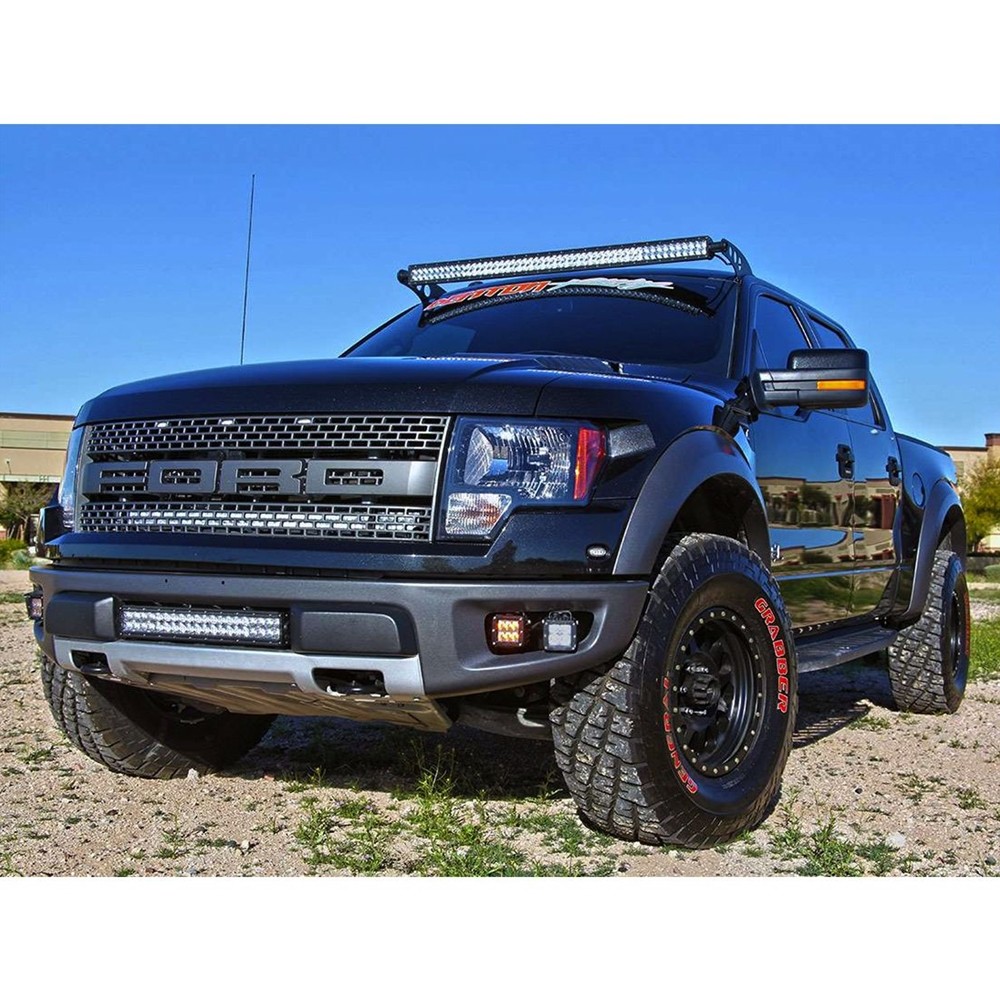 Rigid Industries 09-14 Ford SVT Raptor Fog Light Mount D-Series Pro RIGID  Industries