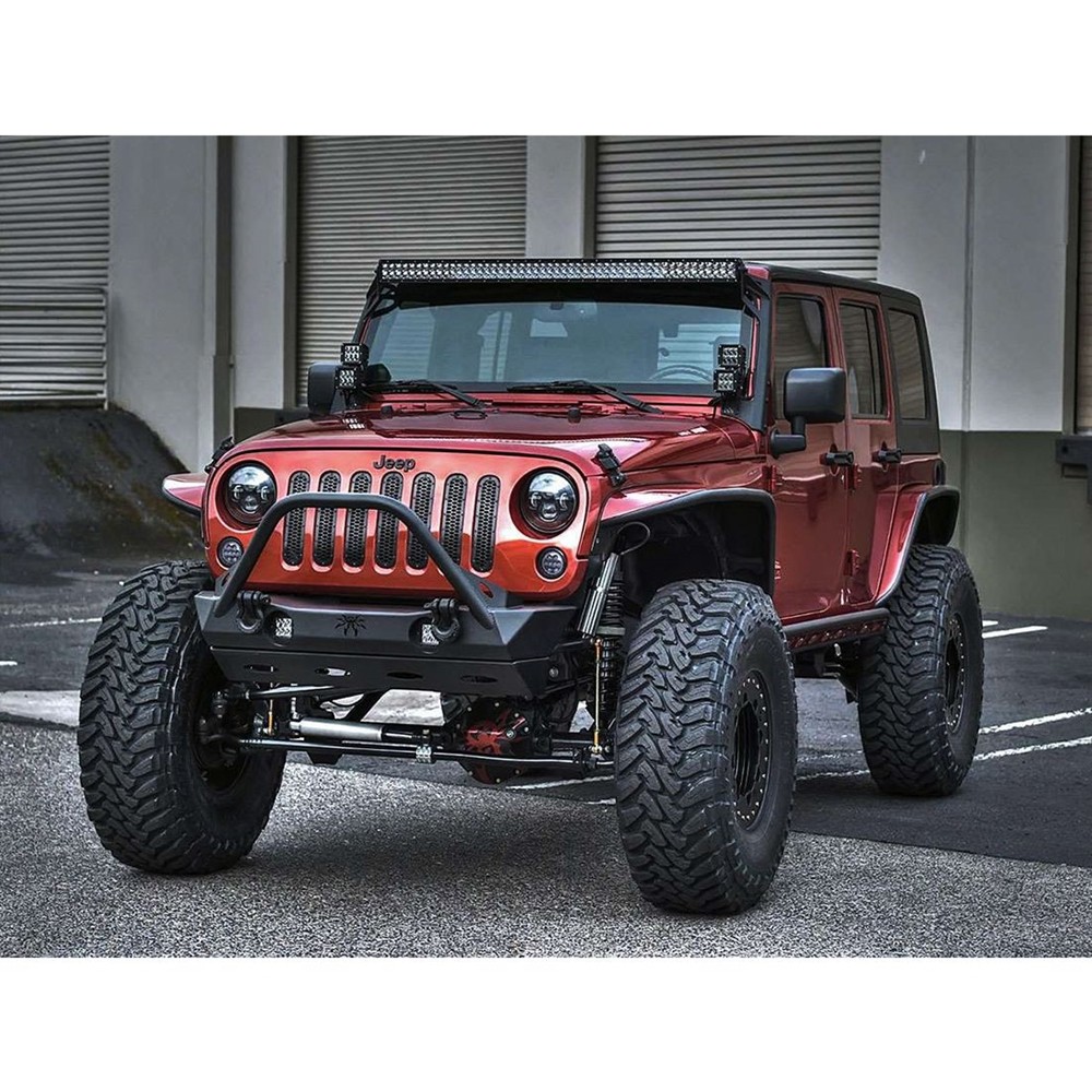 Rigid Industries 07-15 Jeep JK Brow Light Mount E-Series Pro RIGID